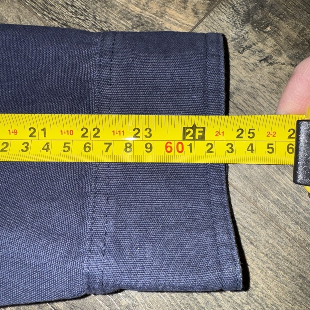 Backwoods Field & Forest Men's XL Barn Chore Coat Jacket Fleece Plaid Lined Blue - Picture 9 of 14